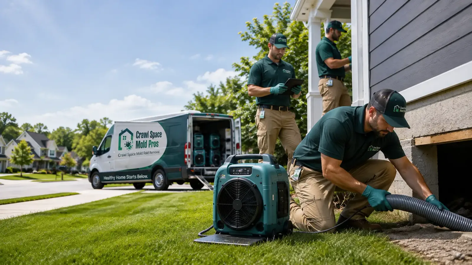 Crawl Space Mold Removal in Chinook, WA